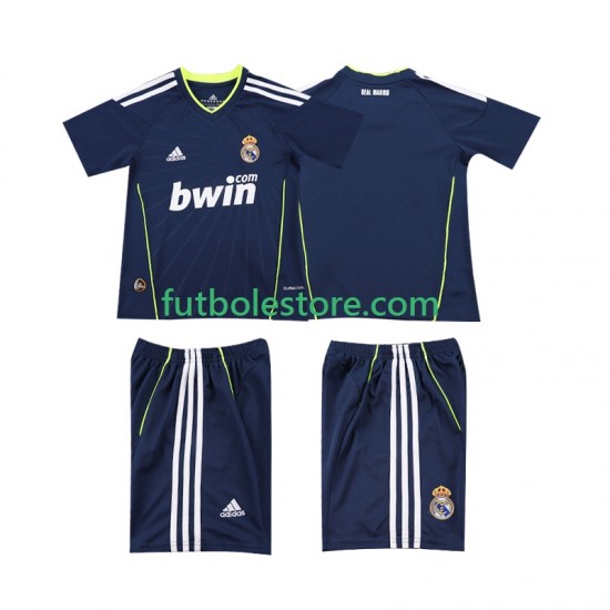 Segunda Equipación del Real Madrid Retro 2010 2011 Manga Corta para Niño (Camiseta y pantalón) Segunda Equipación del Real Madrid Retro 2010 2011 Manga Corta para Niño (Camiseta y pantalón)