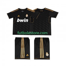 Segunda Equipación del Real Madrid Retro 2011 2012 Manga Corta para Niño (Camiseta y pantalón)