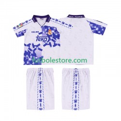 Tercera Equipación del Real Madrid Retro 1996 1997 Manga Corta para Niño (Camiseta y pantalón)