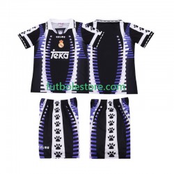 Tercera Equipación del Real Madrid Retro 1997 1998 Manga Corta para Niño (Camiseta y pantalón)
