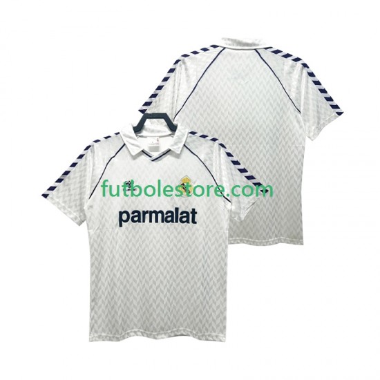 Primera Equipación del Real Madrid Retro 1986 1987 Manga Corta para Hombre Primera Equipación del Real Madrid Retro 1986 1987 Manga Corta para Hombre