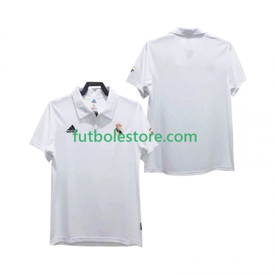 Primera Equipación del Real Madrid Retro 2002 2003 Manga Corta para Hombre Primera Equipación del Real Madrid Retro 2002 2003 Manga Corta para Hombre
