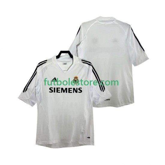Primera Equipación del Real Madrid Retro 2005 2006 Manga Corta para Hombre