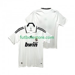 Primera Equipación del Real Madrid Retro 2008 2009 Manga Corta para Hombre