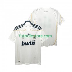 Primera Equipación del Real Madrid Retro 2009 2010 Manga Corta para Hombre