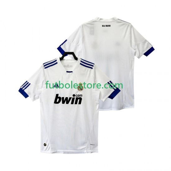 Primera Equipación del Real Madrid Retro 2010 2011 Manga Corta para Hombre Primera Equipación del Real Madrid Retro 2010 2011 Manga Corta para Hombre
