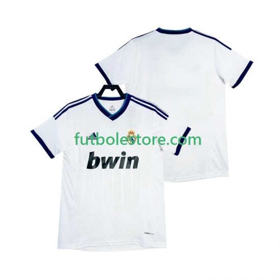 Primera Equipación del Real Madrid Retro 2012 2013 Manga Corta para Hombre Primera Equipación del Real Madrid Retro 2012 2013 Manga Corta para Hombre
