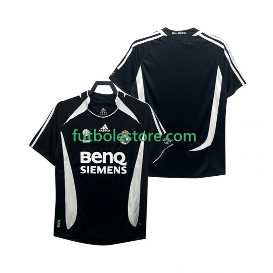 Tercera Equipación del Real Madrid Retro 2006 2007 Manga Corta para Hombre Tercera Equipación del Real Madrid Retro 2006 2007 Manga Corta para Hombre