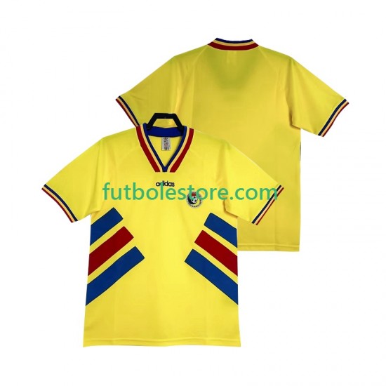 Primera Equipación del Rumania Retro 1994 Manga Corta para Hombre Primera Equipación del Rumania Retro 1994 Manga Corta para Hombre