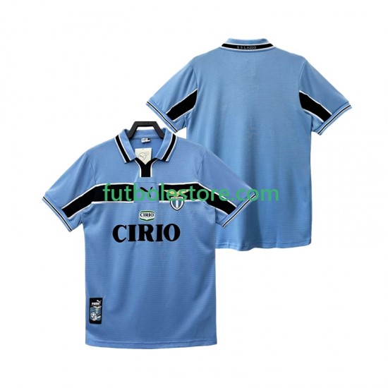 Primera Equipación del SS Lazio Retro 1998 1999 Manga Corta para Hombre Primera Equipación del SS Lazio Retro 1998 1999 Manga Corta para Hombre