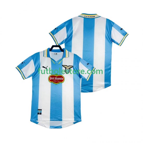 Primera Equipación del SS Lazio Retro 1999 2000 Manga Corta para Hombre Primera Equipación del SS Lazio Retro 1999 2000 Manga Corta para Hombre