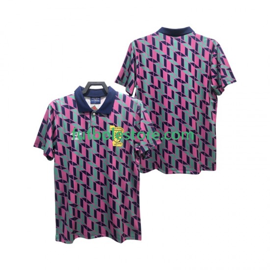 Segunda Equipación del Escocia Retro 1988 1989 Manga Corta para Hombre Segunda Equipación del Escocia Retro 1988 1989 Manga Corta para Hombre
