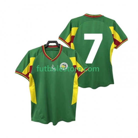 Segunda Equipación del Senegal 7 Retro 2002 Manga Corta para Hombre Segunda Equipación del Senegal 7 Retro 2002 Manga Corta para Hombre