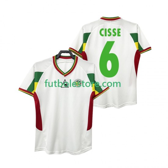 Primera Equipación del Senegal CISSE 6 Retro 2002 Manga Corta para Hombre Primera Equipación del Senegal CISSE 6 Retro 2002 Manga Corta para Hombre
