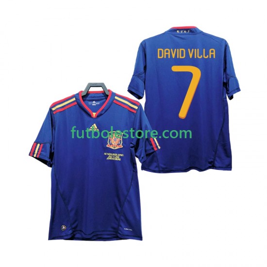 Segunda Equipación del España DAVID VILLA 7 Retro 2010 Manga Corta para Hombre Segunda Equipación del España DAVID VILLA 7 Retro 2010 Manga Corta para Hombre