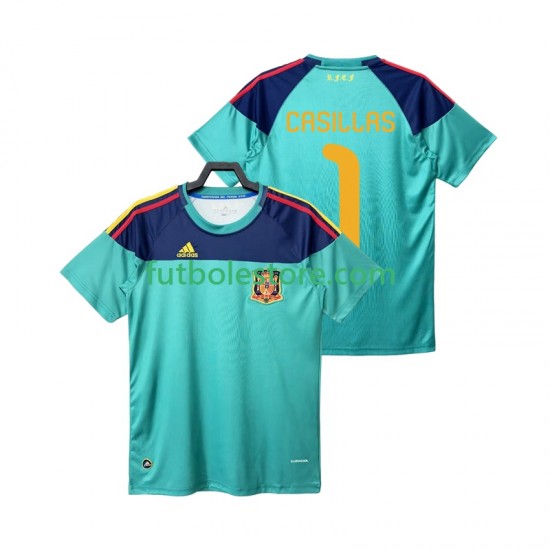 Primera Equipación del España Portero Casillas 1 Retro 2010 Manga Corta para Hombre Primera Equipación del España Portero Casillas 1 Retro 2010 Manga Corta para Hombre