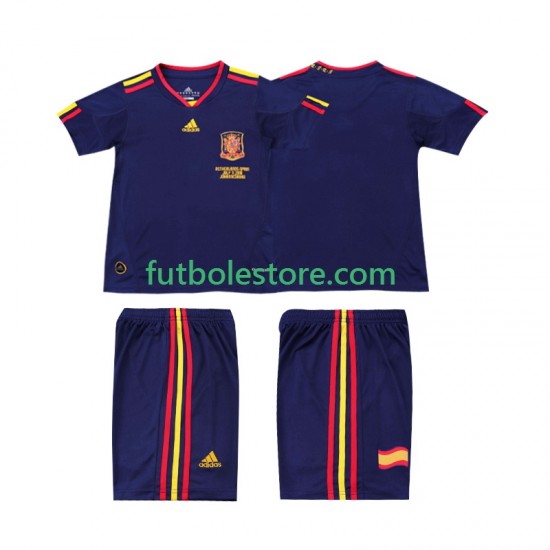 Segunda Equipación del España Retro 2010 Manga Corta para Niño (Camiseta y pantalón) Segunda Equipación del España Retro 2010 Manga Corta para Niño (Camiseta y pantalón)