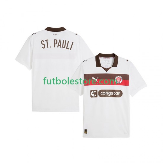 Segunda Equipación del St. Pauli 2025-2026 Manga Corta para Hombre Segunda Equipación del St. Pauli 2025-2026 Manga Corta para Hombre