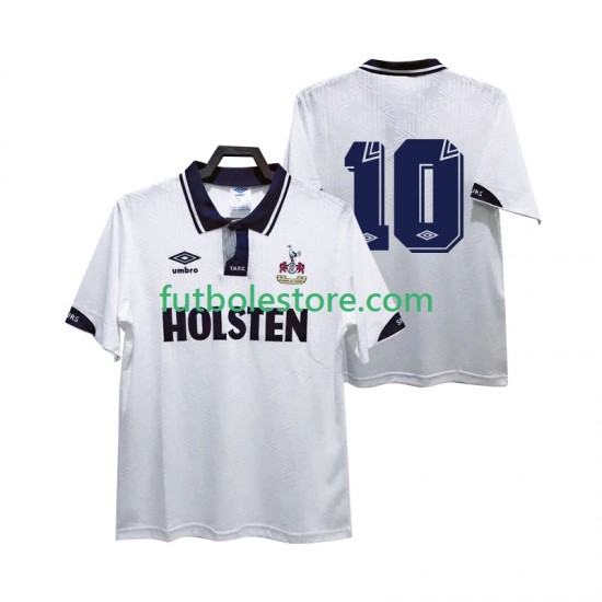 Primera Equipación del Tottenham Hotspur 10 Retro 1991 1993 Manga Corta para Hombre Primera Equipación del Tottenham Hotspur 10 Retro 1991 1993 Manga Corta para Hombre