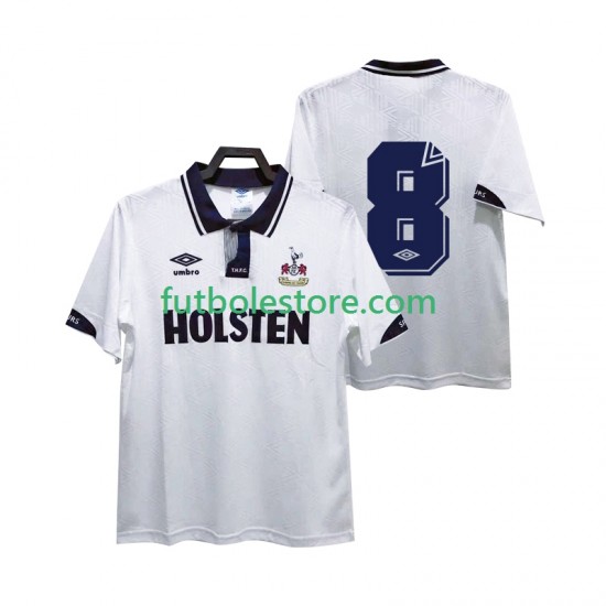 Primera Equipación del Tottenham Hotspur 8 Retro 1991 1993 Manga Corta para Hombre Primera Equipación del Tottenham Hotspur 8 Retro 1991 1993 Manga Corta para Hombre