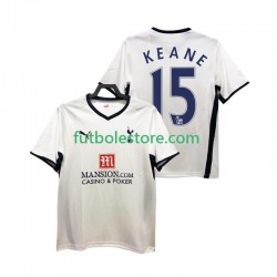 Primera Equipación del Tottenham Hotspur Keane 15 Retro 2008 2009 Manga Corta para Hombre