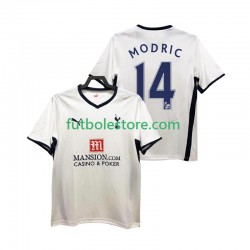 Primera Equipación del Tottenham Hotspur Luca Modric 14 Retro 2008 2009 Manga Corta para Hombre