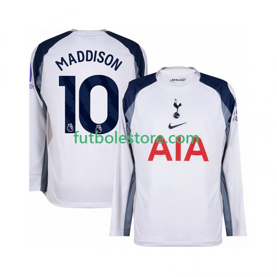 Primera Equipación del Tottenham Hotspur Maddison 10 2025-2026 ML para Hombre Primera Equipación del Tottenham Hotspur Maddison 10 2025-2026 ML para Hombre