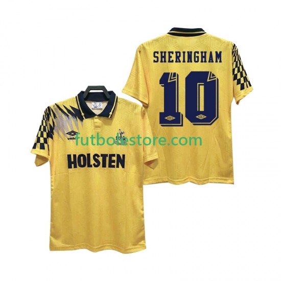 Segunda Equipación del Tottenham Hotspur SHERINGHAM 10 Retro 1992 1994 Manga Corta para Hombre Segunda Equipación del Tottenham Hotspur SHERINGHAM 10 Retro 1992 1994 Manga Corta para Hombre