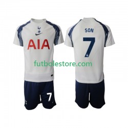 Primera Equipación del Tottenham Hotspur Son Heung-Min 7 2025-2026 Manga Corta para Niño (Camiseta y pantalón)