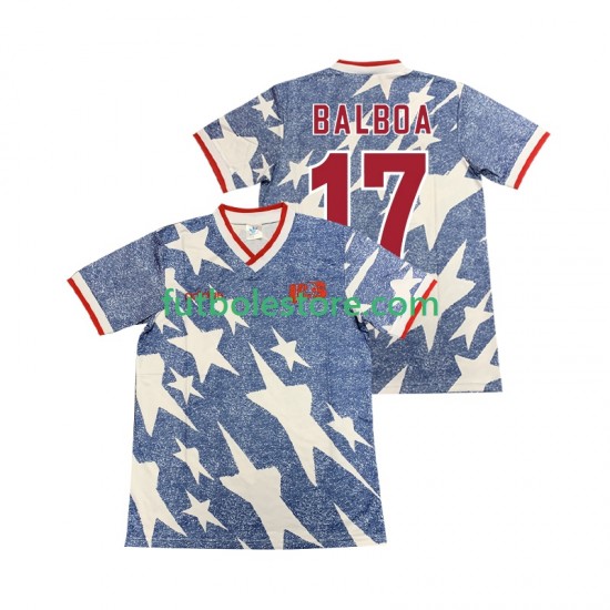 Segunda Equipación del Estados Unidos BALBOA 17 Retro 1994 Manga Corta para Hombre Segunda Equipación del Estados Unidos BALBOA 17 Retro 1994 Manga Corta para Hombre