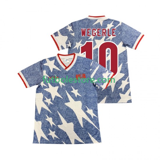 Segunda Equipación del Estados Unidos WEGERLE 10 Retro 1994 Manga Corta para Hombre Segunda Equipación del Estados Unidos WEGERLE 10 Retro 1994 Manga Corta para Hombre