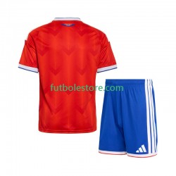 Primera Equipación del Chile 2026 Manga Corta para Niño (Camiseta y pantalón)