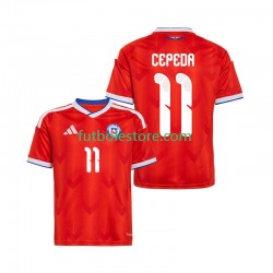 Primera Equipación del Chile Lucas Cepeda 11 2026 Manga Corta para Hombre