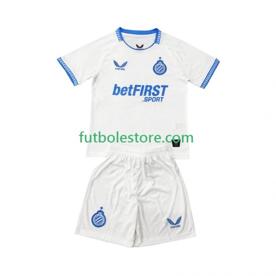 Segunda Equipación del Club Brugge 2025-2026 Manga Corta para Niño (Camiseta y pantalón)