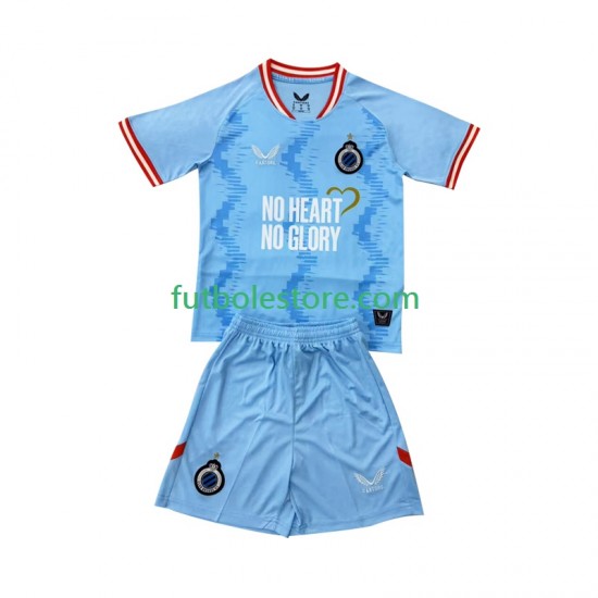 Tercera Equipación del Club Brugge 2025-2026 Manga Corta para Niño (Camiseta y pantalón)