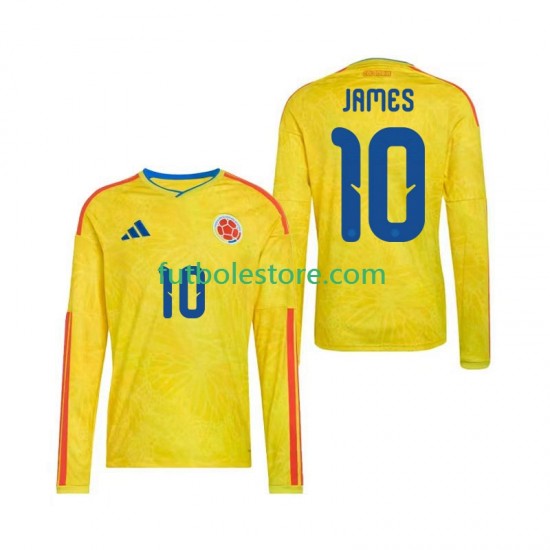 Primera Equipación del Colombia James Rodriguez 10 World Cup 2026 ML para Hombre