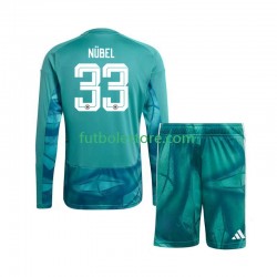 Primera Equipación del Alemania Portero Alexander Nubel 33 World Cup 2026 ML para Niño (Camiseta y pantalón)