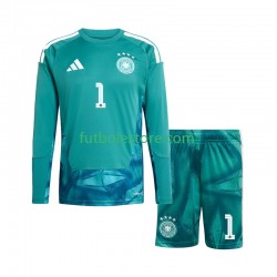 Primera Equipación del Alemania Portero Manuel Neuer 1 World Cup 2026 ML para Niño (Camiseta y pantalón)