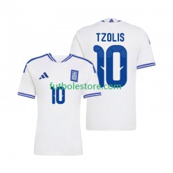 Primera Equipación del Grecia Christos Tzolis 10 2026 Manga Corta para Hombre