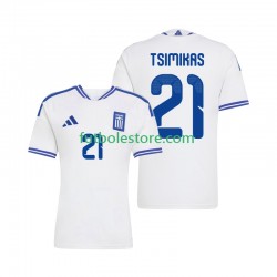 Primera Equipación del Grecia Konstantinos Tsimikas 21 2026 Manga Corta para Hombre