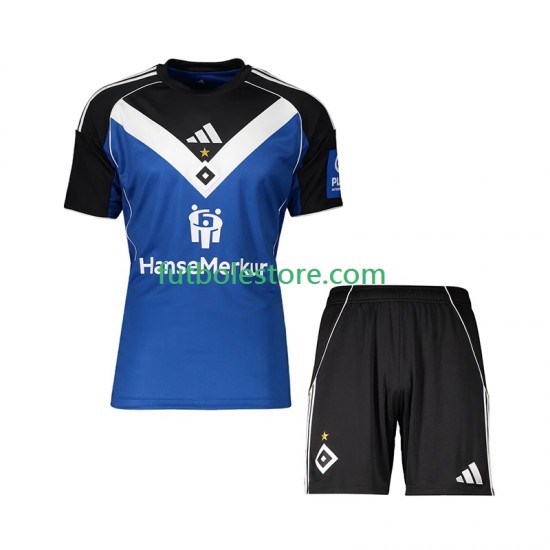 Segunda Equipación del Hamburger SV 2025-2026 Manga Corta para Niño (Camiseta y pantalón)