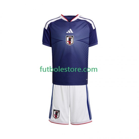 Primera Equipación del Japón World Cup 2026 Manga Corta para Niño (Camiseta y pantalón)