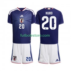 Primera Equipación del Japón Kubo 20 World Cup 2026 Manga Corta para Niño (Camiseta y pantalón)