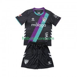 Segunda Equipación del Málaga CF 2025-2026 Manga Corta para Niño (Camiseta y pantalón)
