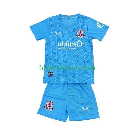 Primera Equipación del Middlesbrough Portero 2025-2026 Manga Corta para Niño (Camiseta y pantalón)