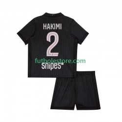 Cuarta Equipación del Paris Saint-Germain Achraf Hakimi 2 2025-2026 Manga Corta para Niño (Camiseta y pantalón)