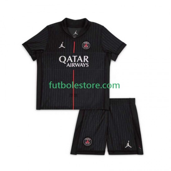 Cuarta Equipación del Paris Saint-Germain 2025-2026 Manga Corta para Niño (Camiseta y pantalón)