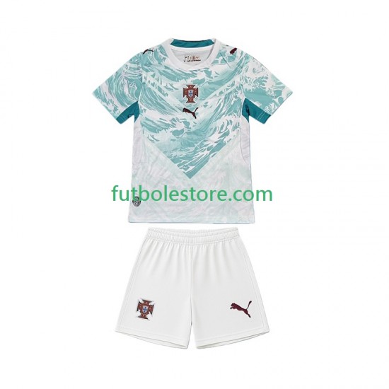 Segunda Equipación del Portugal World Cup 2026 Manga Corta para Niño (Camiseta y pantalón)
