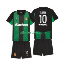 Segunda Equipación del RC Lens Florian Thauvin 10 2025-2026 Manga Corta para Niño (Camiseta y pantalón)