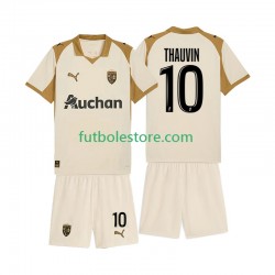 Tercera Equipación del RC Lens Florian Thauvin 10 2025-2026 Manga Corta para Niño (Camiseta y pantalón)
